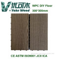 WPC hollow synthetic teak decking